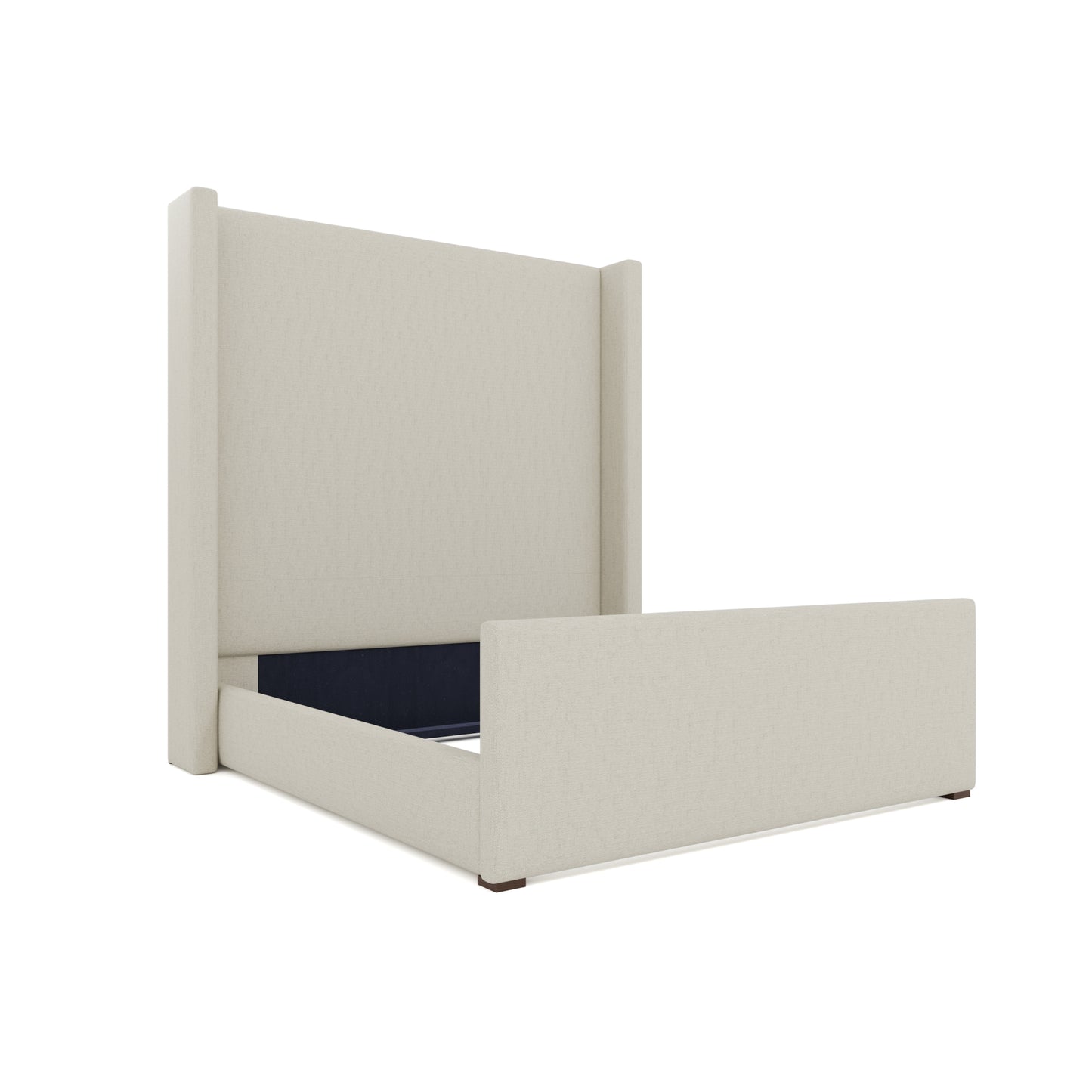 Aylet Plain Luxe Footboard Upholstery Bed