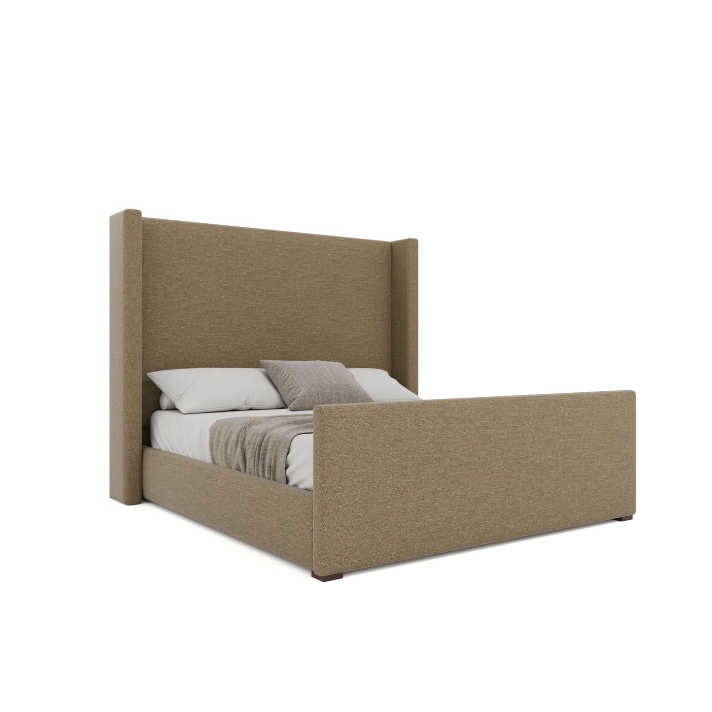 Aylet Plain Luxe Footboard Upholstery Bed