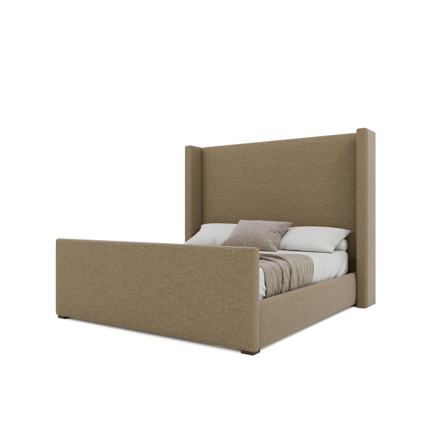 Aylet Plain Luxe Footboard Upholstery Bed