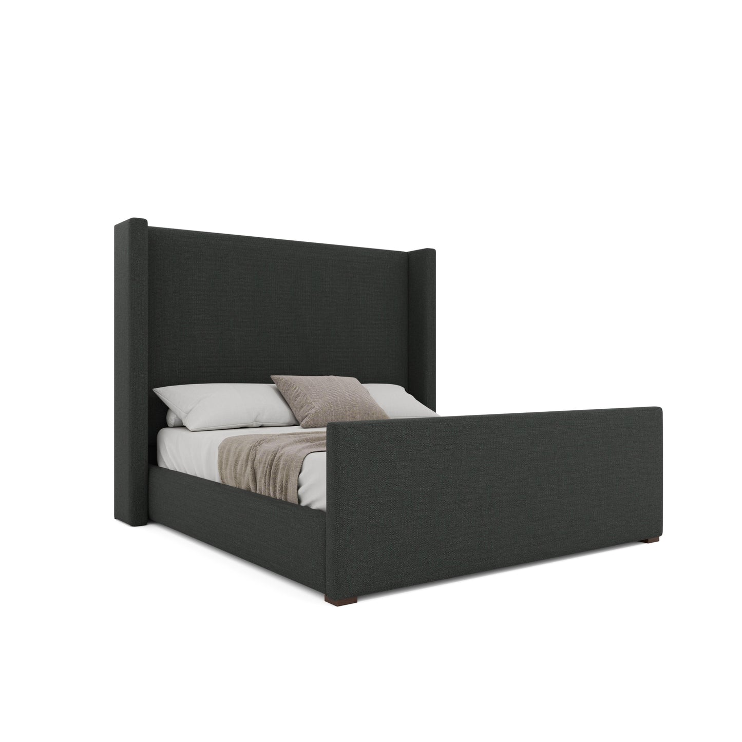 Aylet Plain Luxe Footboard Upholstery Bed