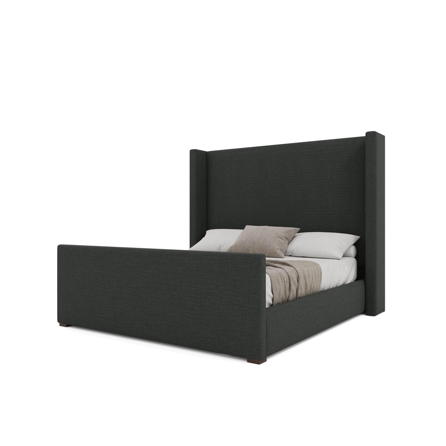 Aylet Plain Luxe Footboard Upholstery Bed