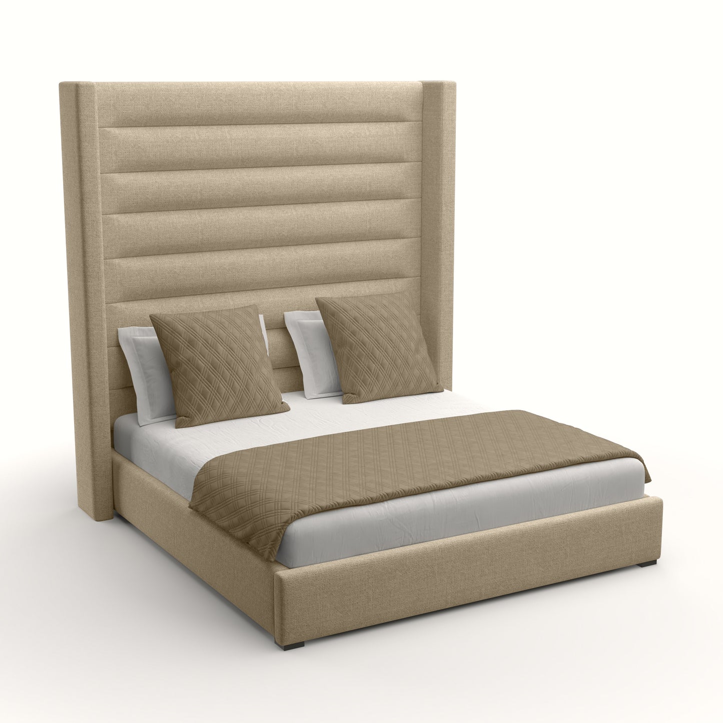 Aylet Horizontal Channel Tufting Height Bed