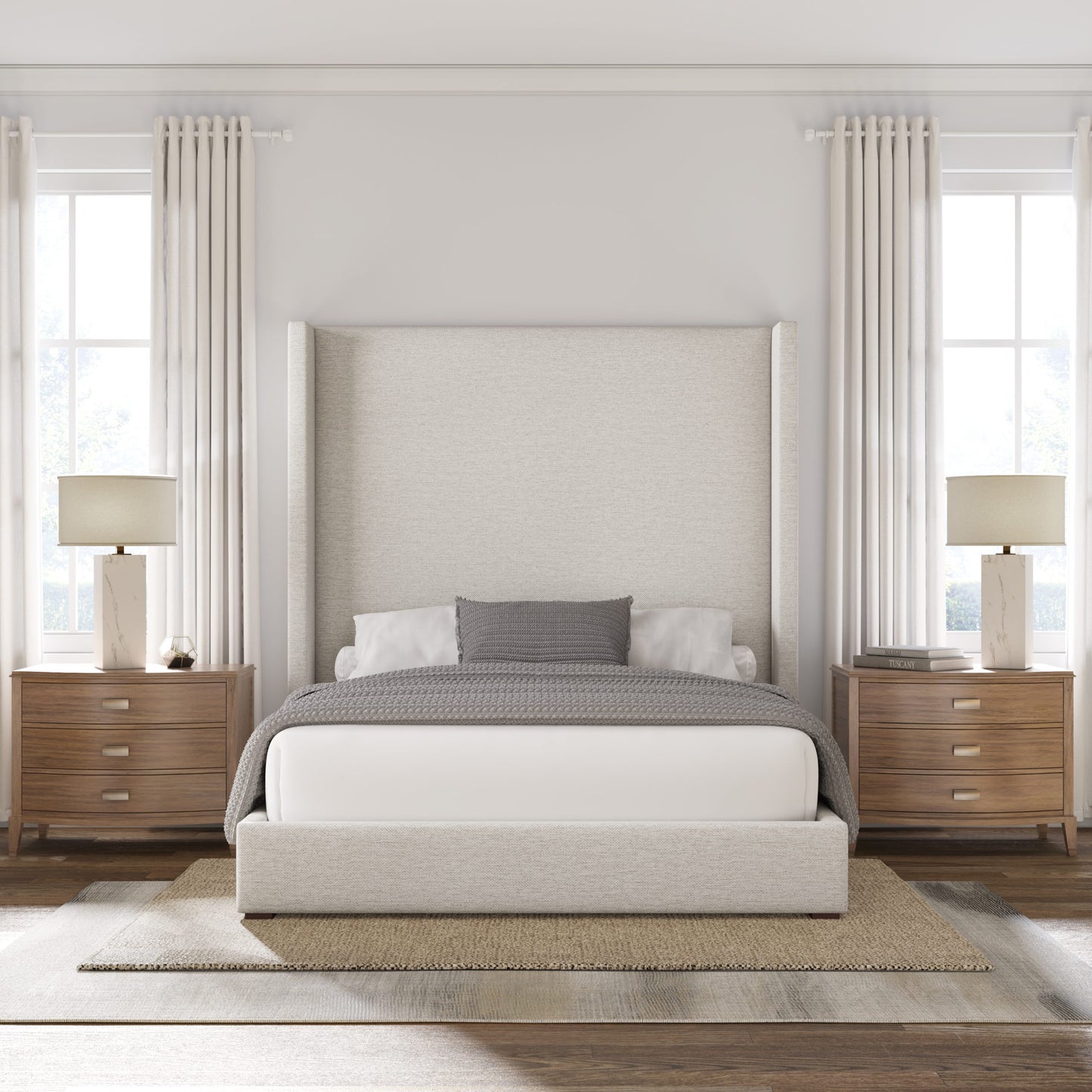 Aylet Plain Upholstery Bed