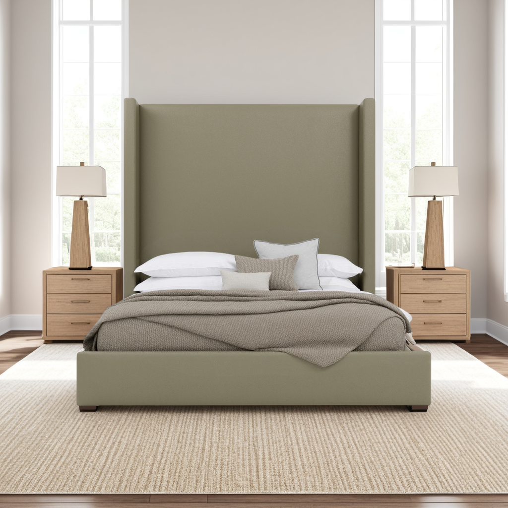 Aylet Plain Upholstery Bed