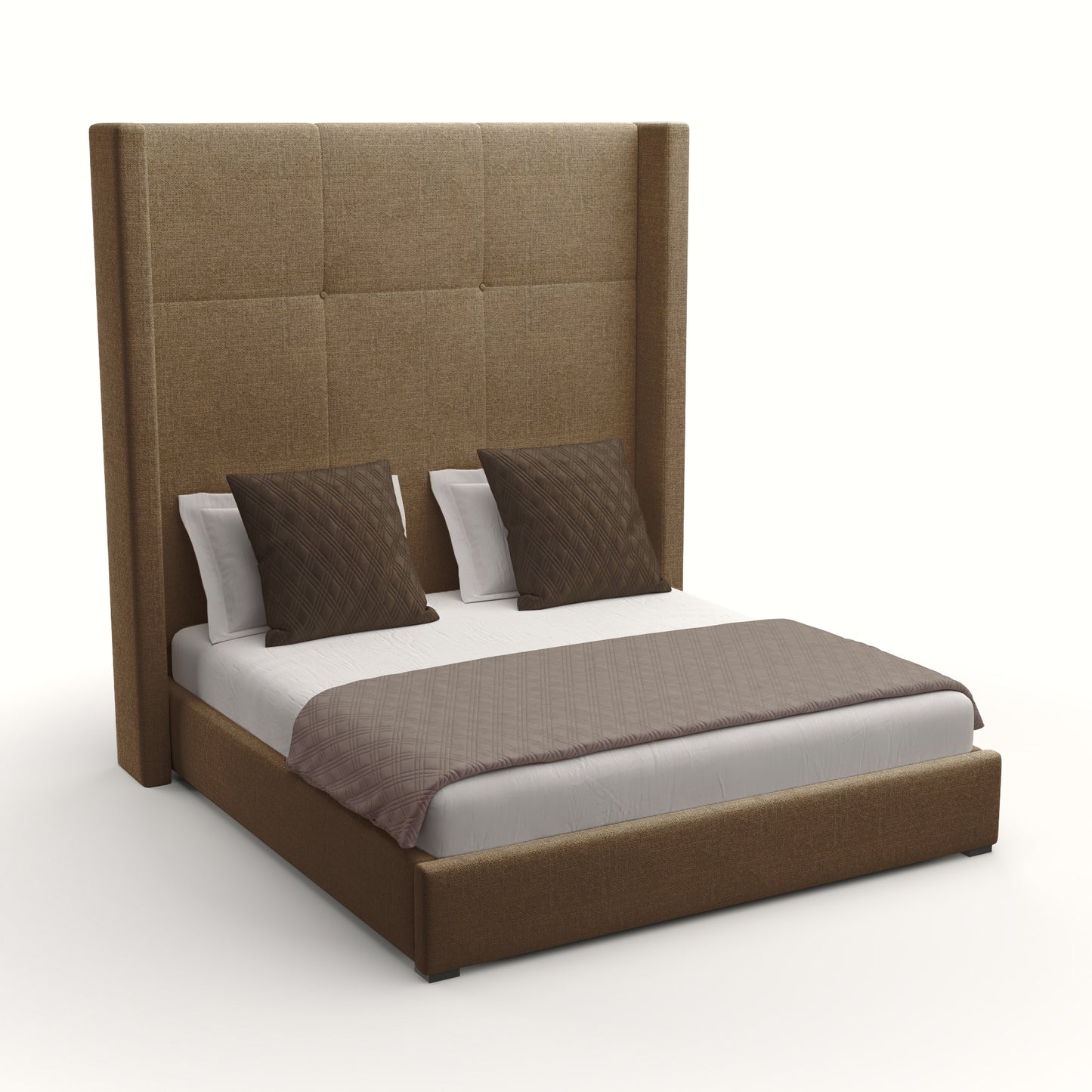 Aylet Simple Tufted Height Bed