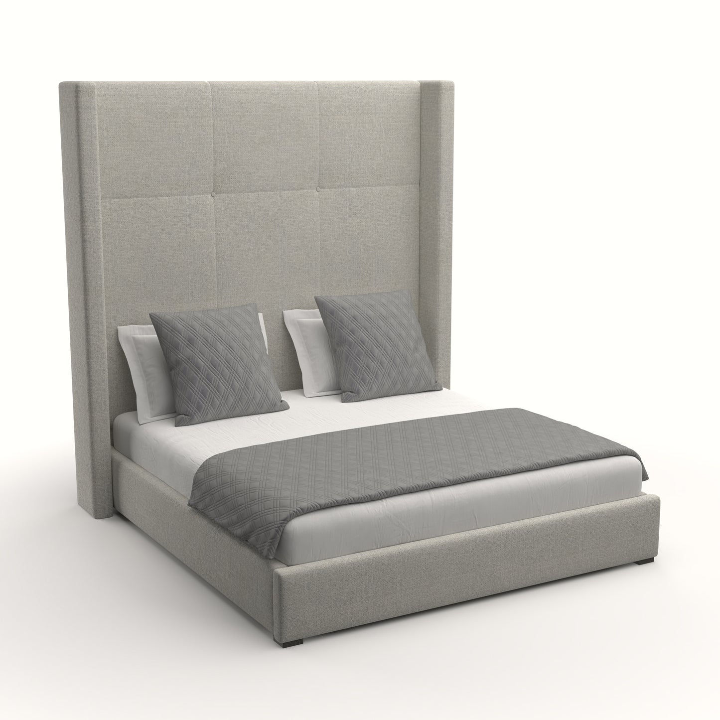 Aylet Simple Tufted Height Bed