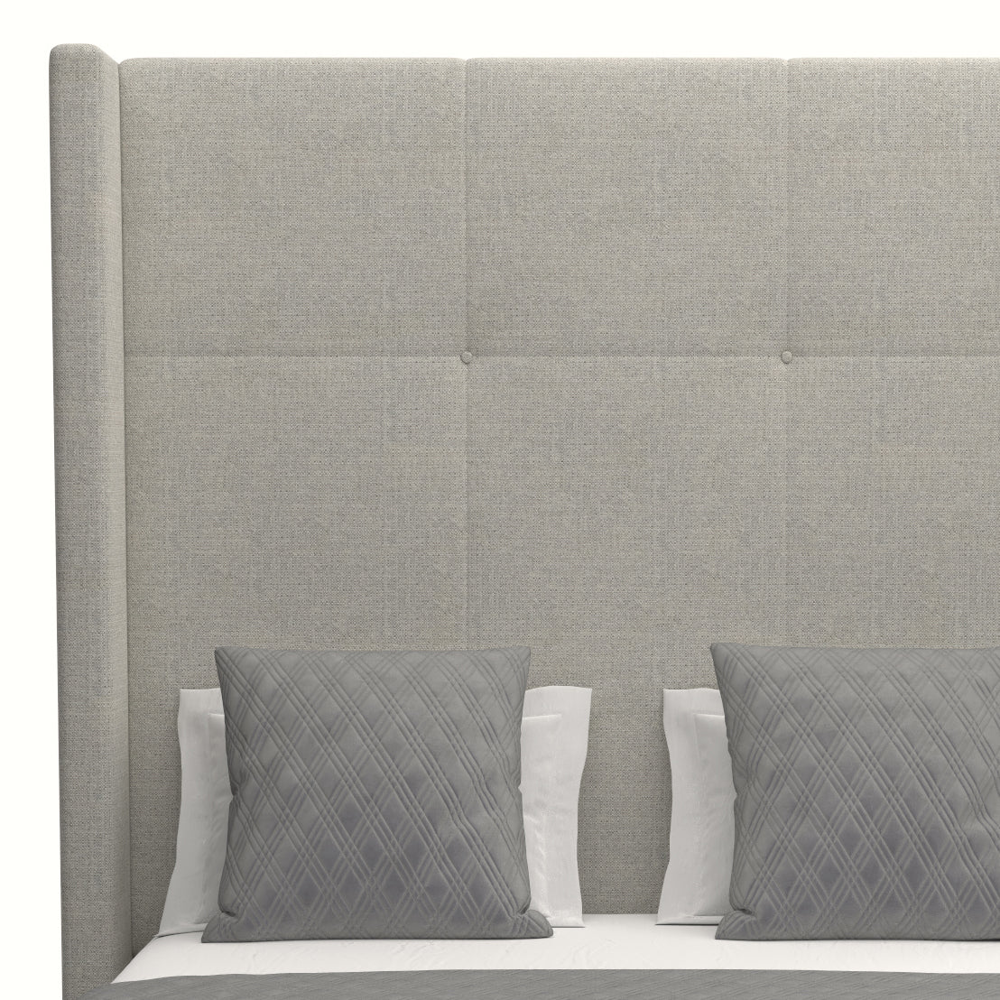 Aylet Simple Tufted Height Bed