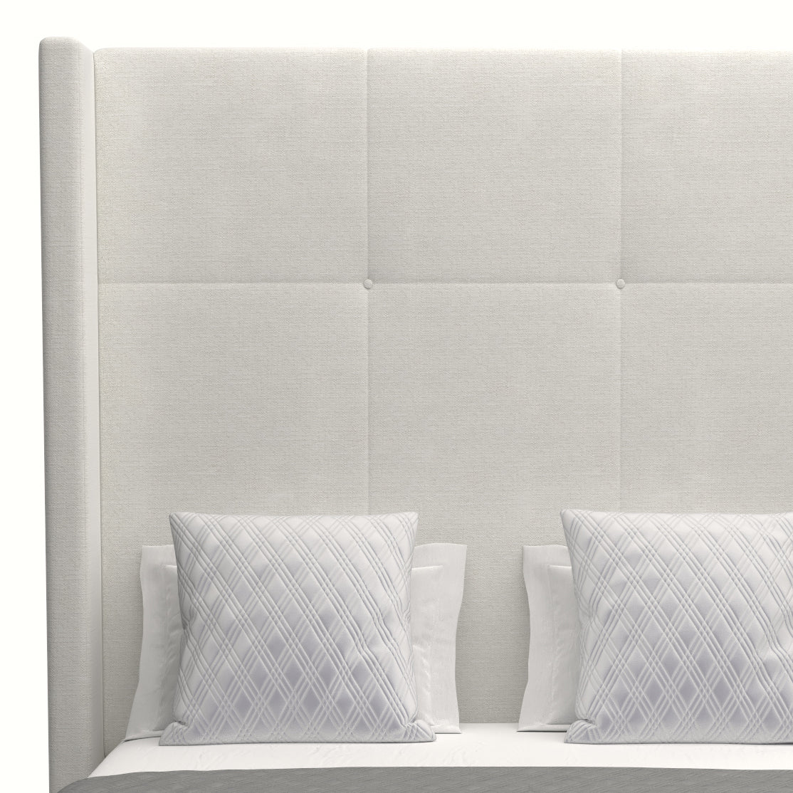 Aylet Simple Tufted Height Bed