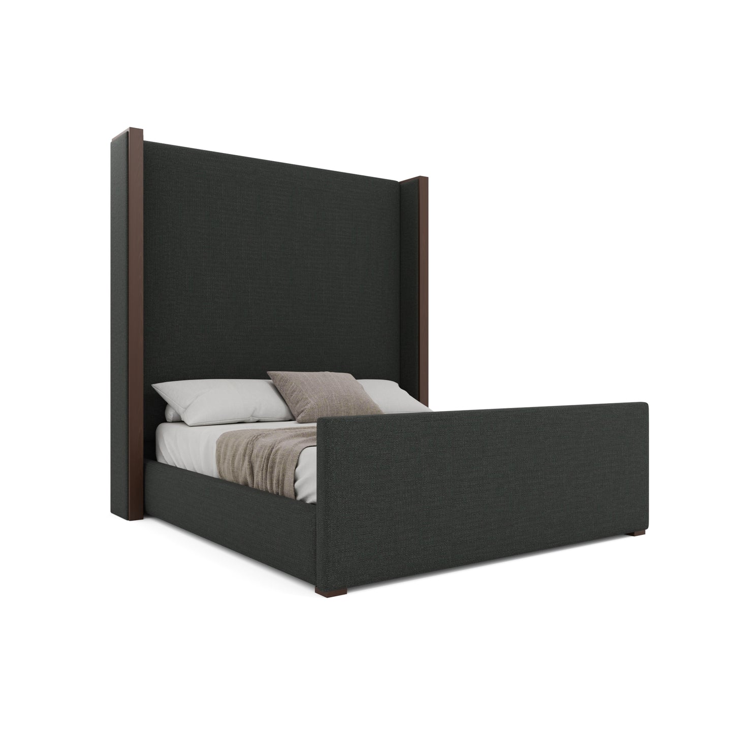 Irenne Luxe Plain Footboard Upholstery Bed