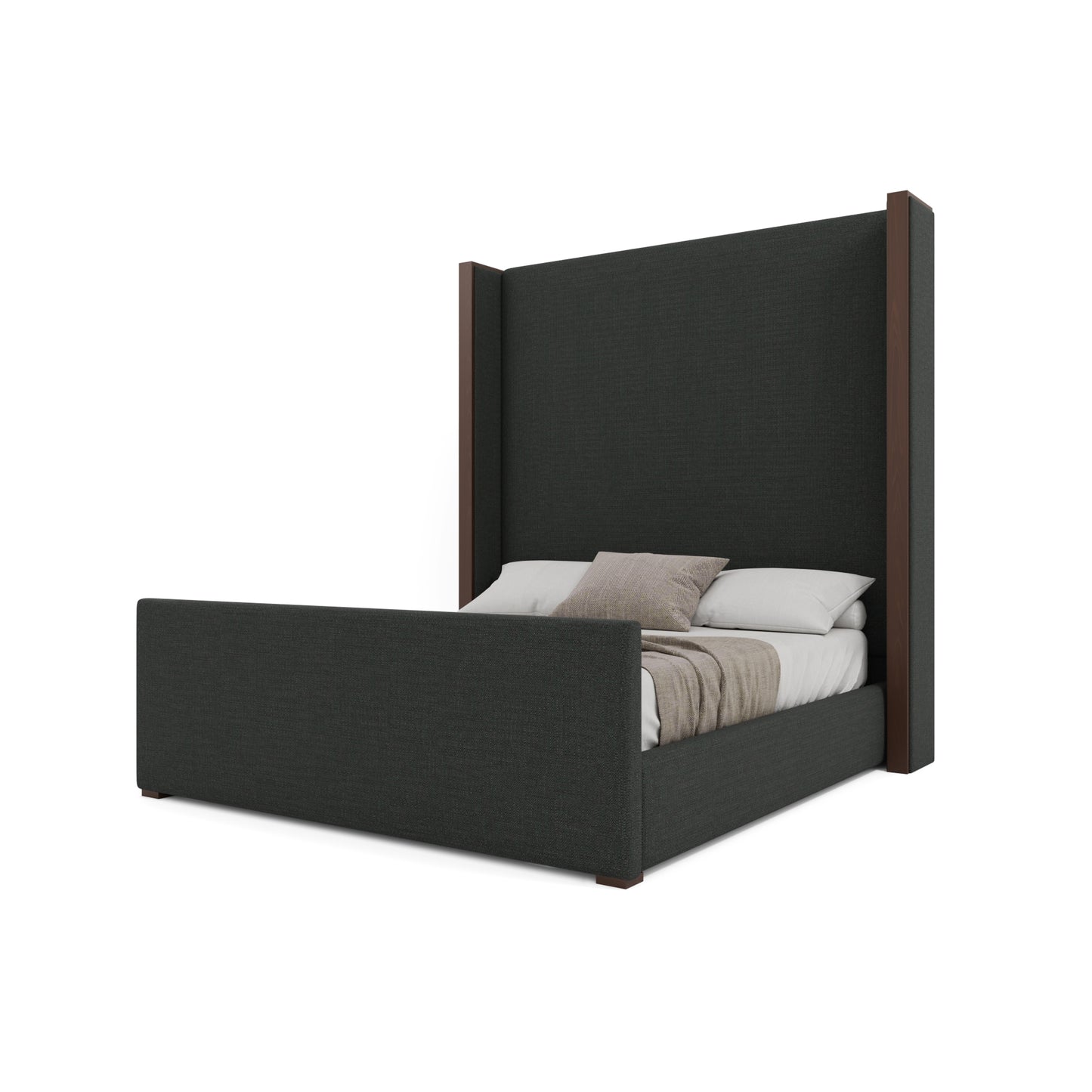 Irenne Luxe Plain Footboard Upholstery Bed