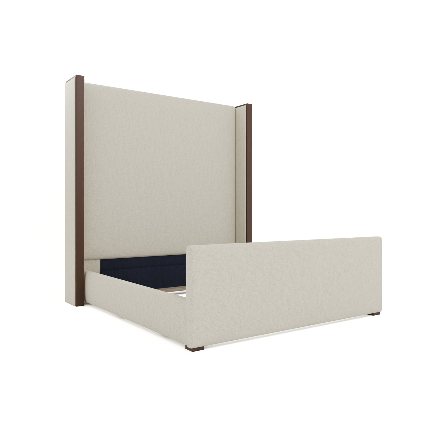Irenne Luxe Plain Footboard Upholstery Bed