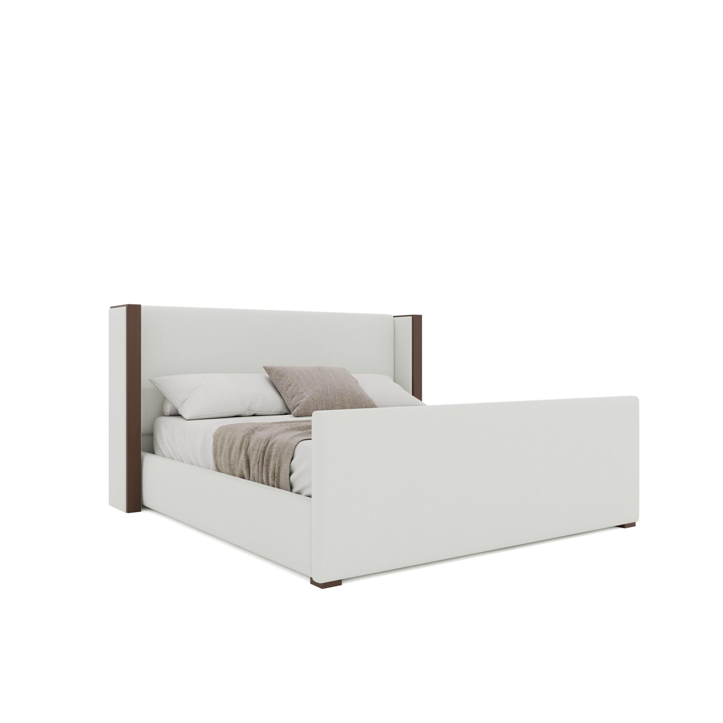 Irenne Luxe Plain Footboard Upholstery Bed