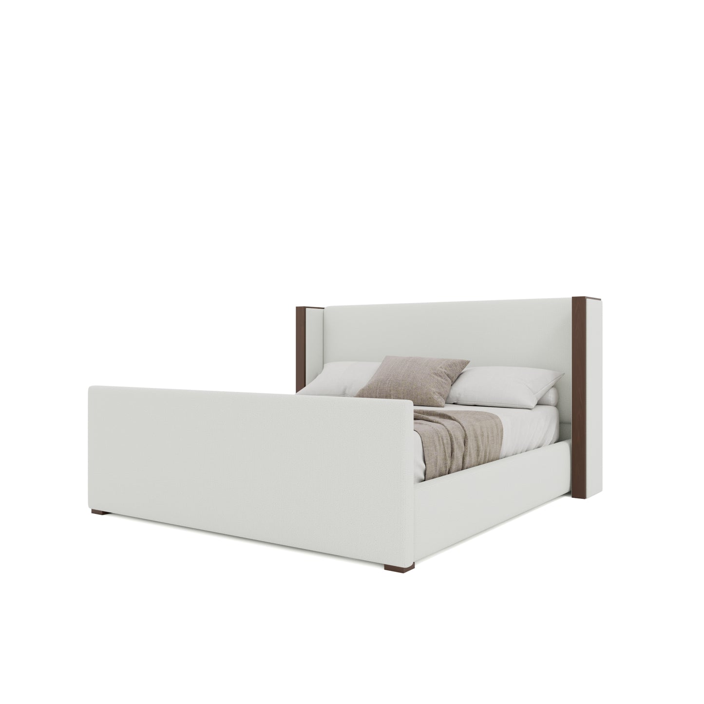 Irenne Luxe Plain Footboard Upholstery Bed