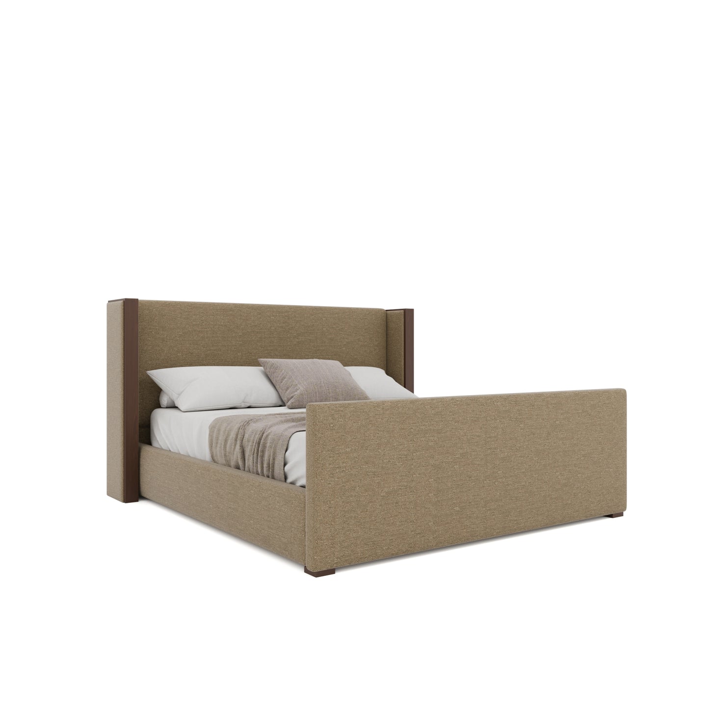 Irenne Luxe Plain Footboard Upholstery Bed
