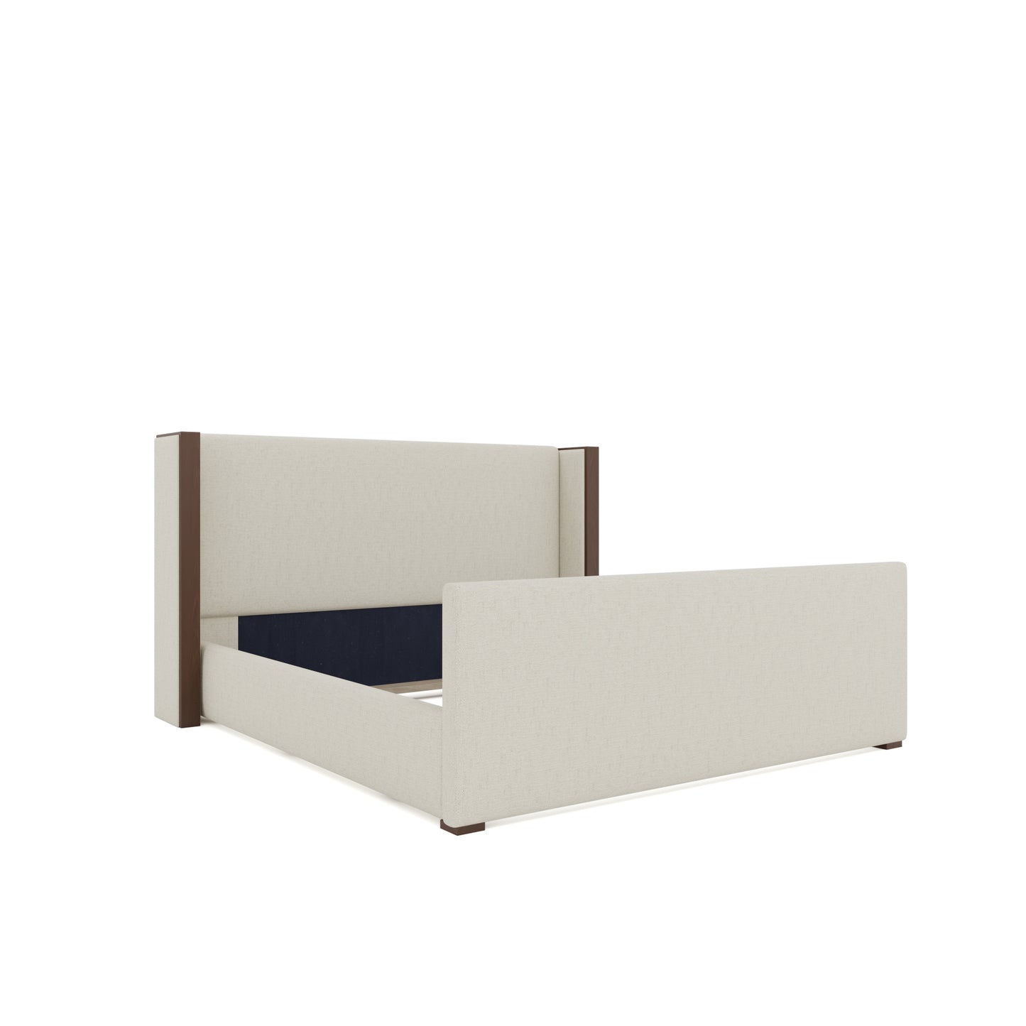 Irenne Luxe Plain Footboard Upholstery Bed