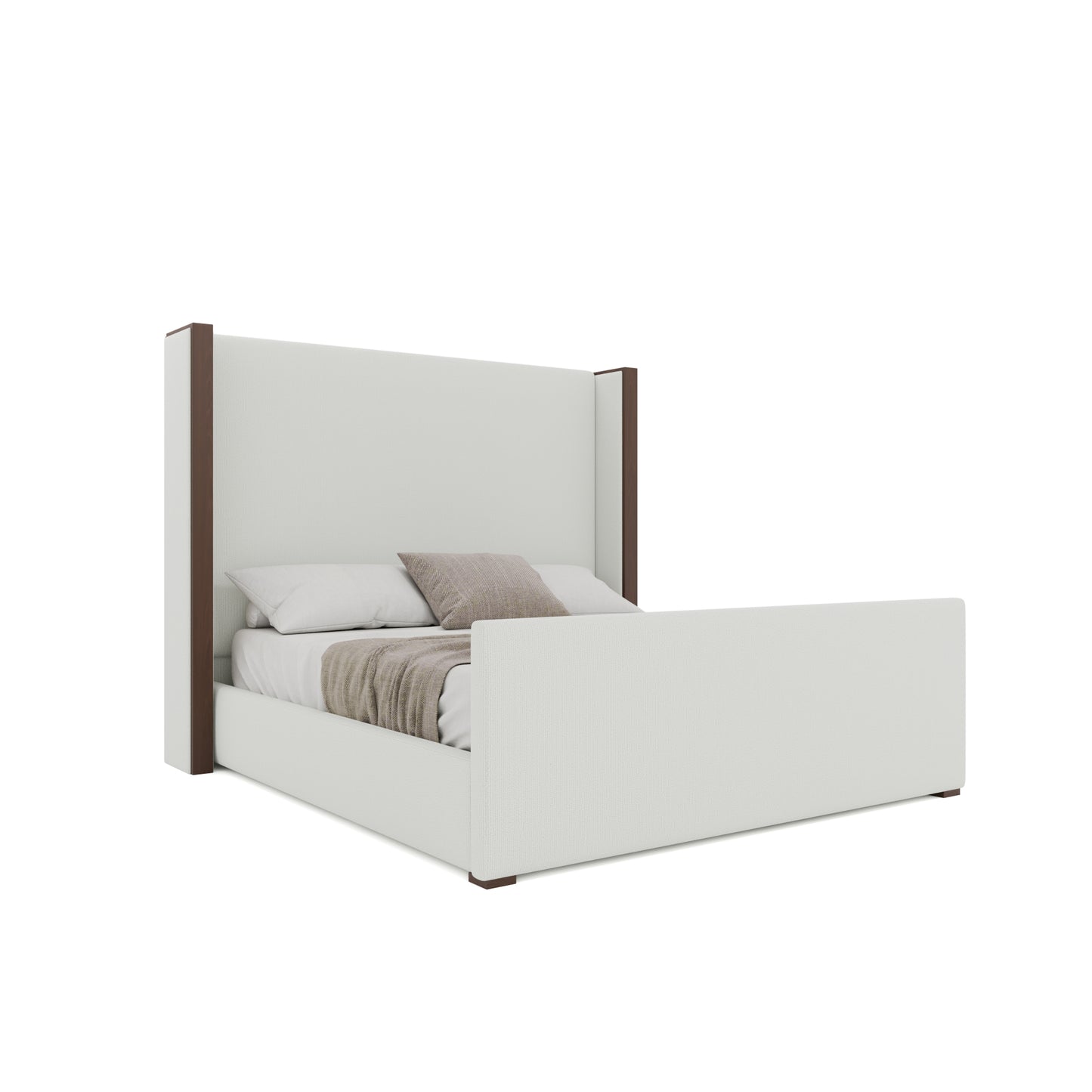 Irenne Luxe Plain Footboard Upholstery Bed