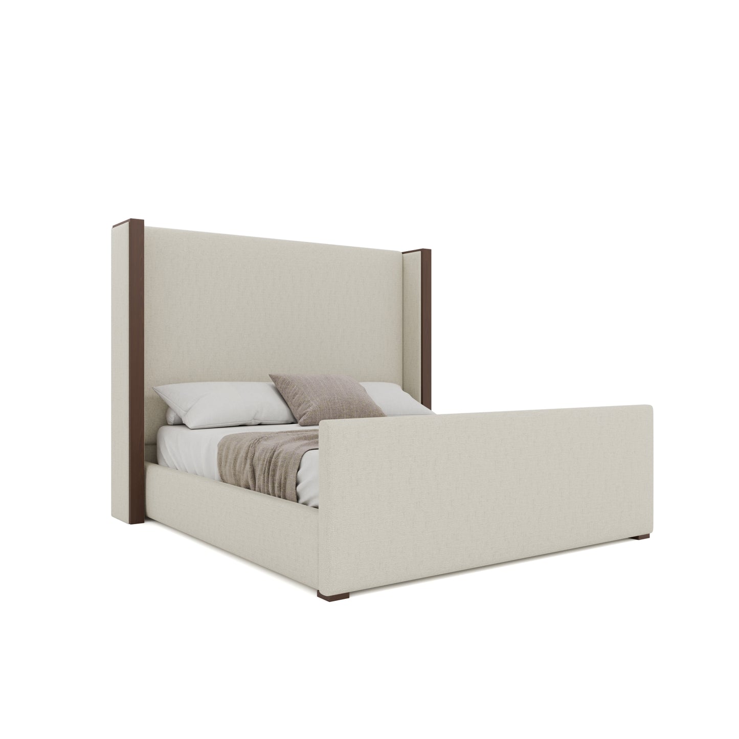 Irenne Luxe Plain Footboard Upholstery Bed