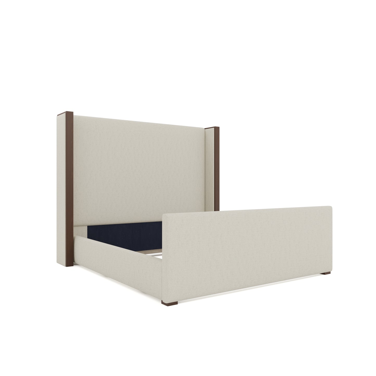 Irenne Luxe Plain Footboard Upholstery Bed