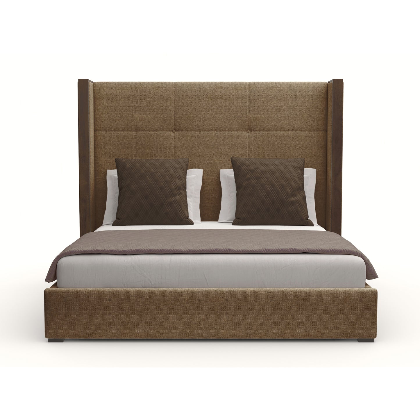 Irenne Simple Tufted Height Bed
