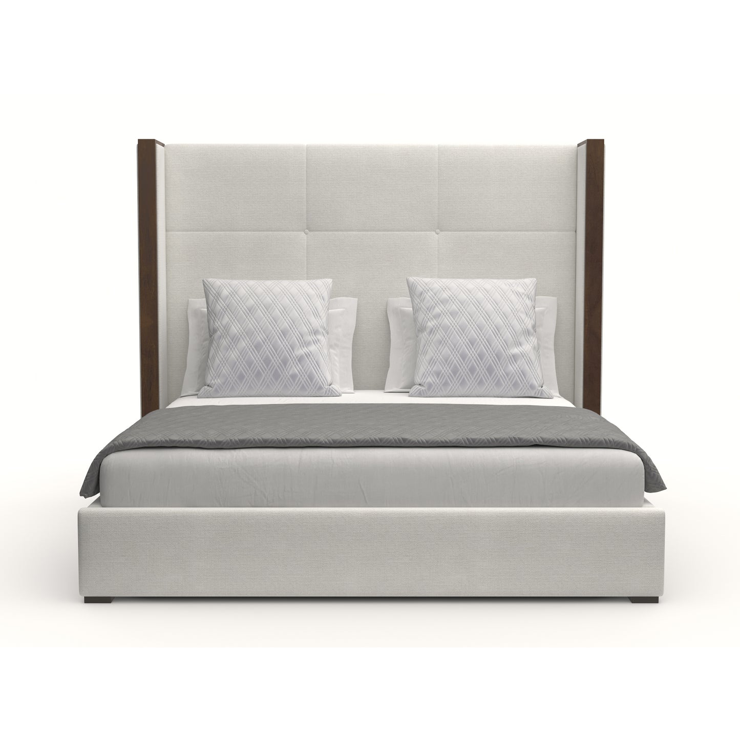 Irenne Simple Tufted Height Bed
