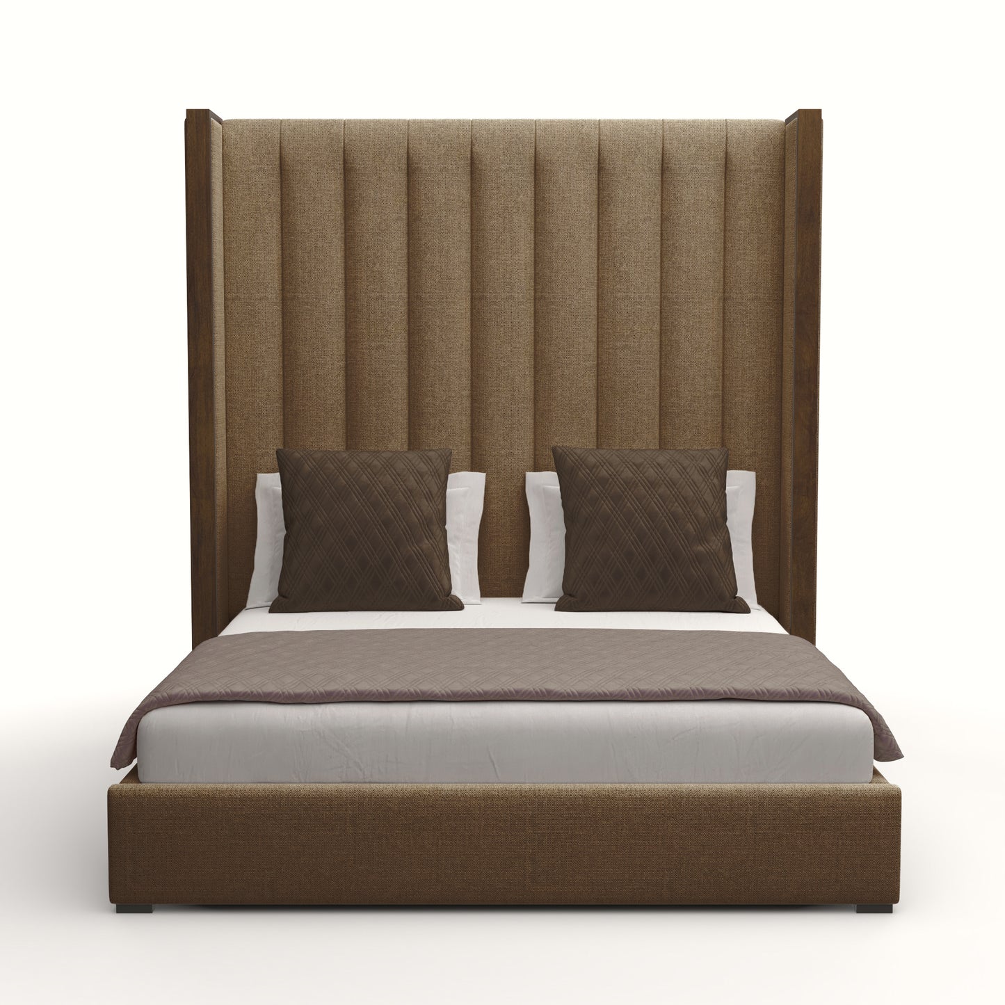 Irenne Vertical Channel Tufting Height Bed