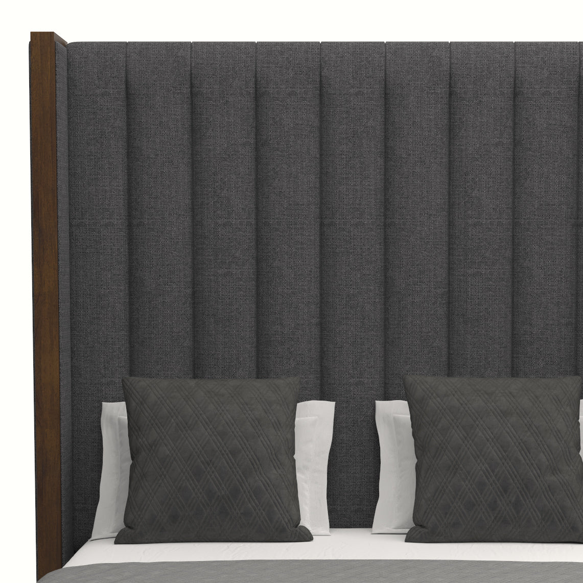 Irenne Vertical Channel Tufting Height Bed