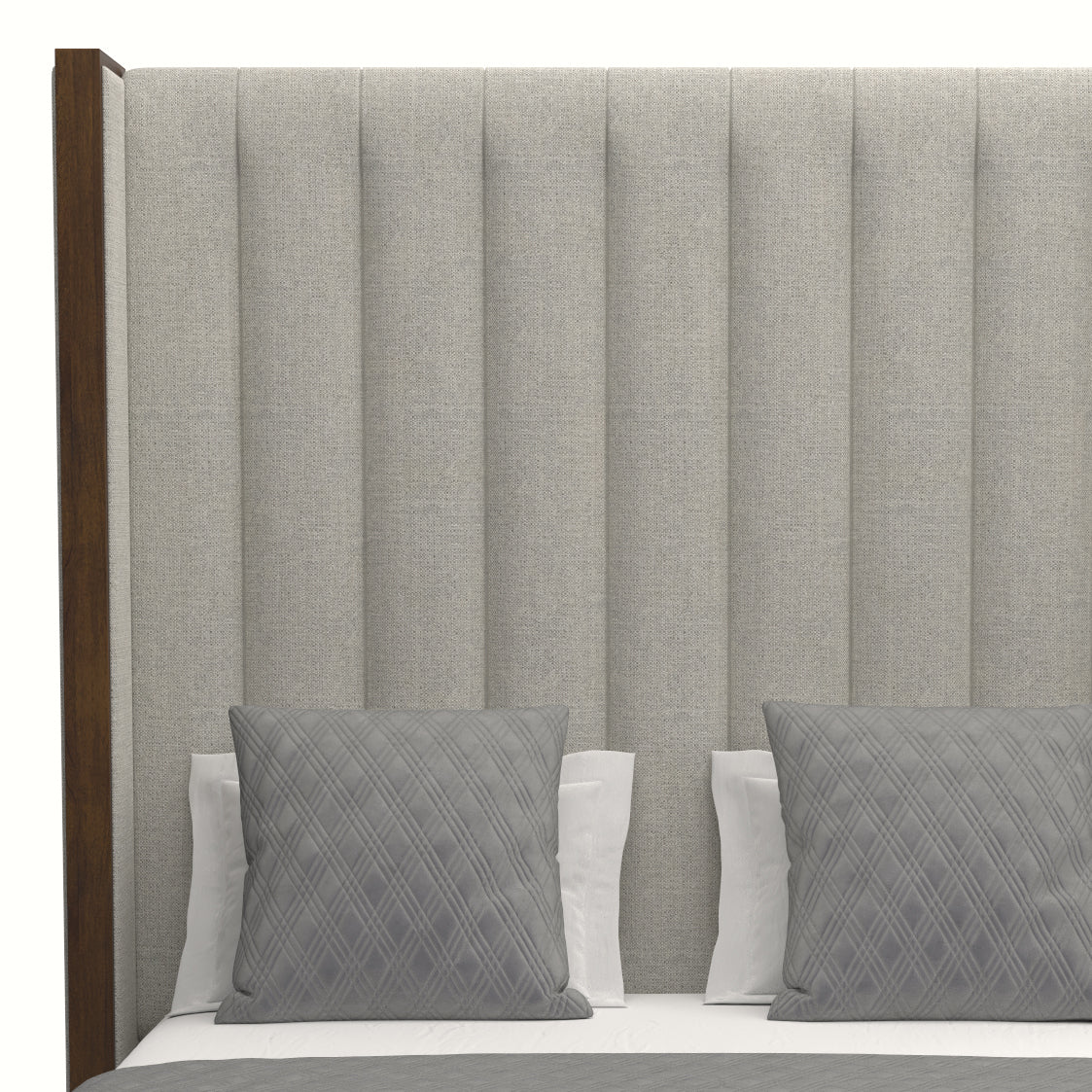 Irenne Vertical Channel Tufting Height Bed