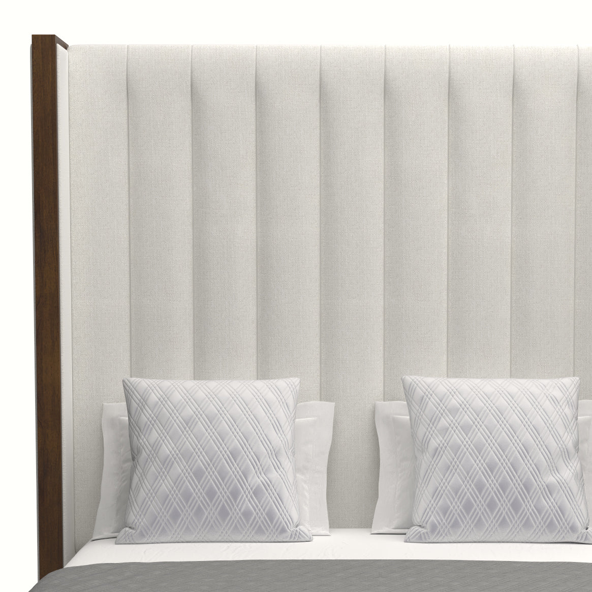 Irenne Vertical Channel Tufting Height Bed