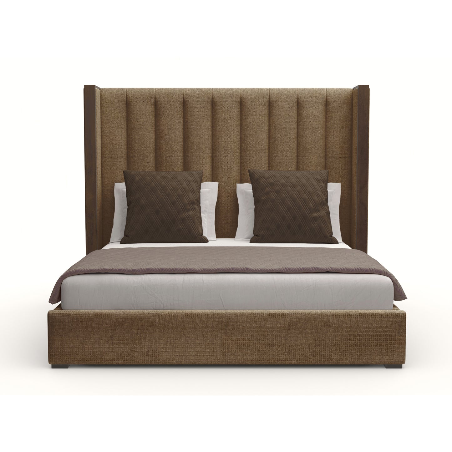 Irenne Vertical Channel Tufting Height Bed