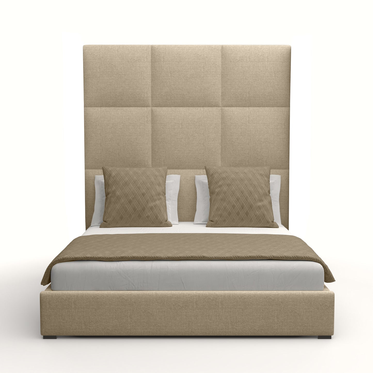 Moyra Square Tufted Height Bed