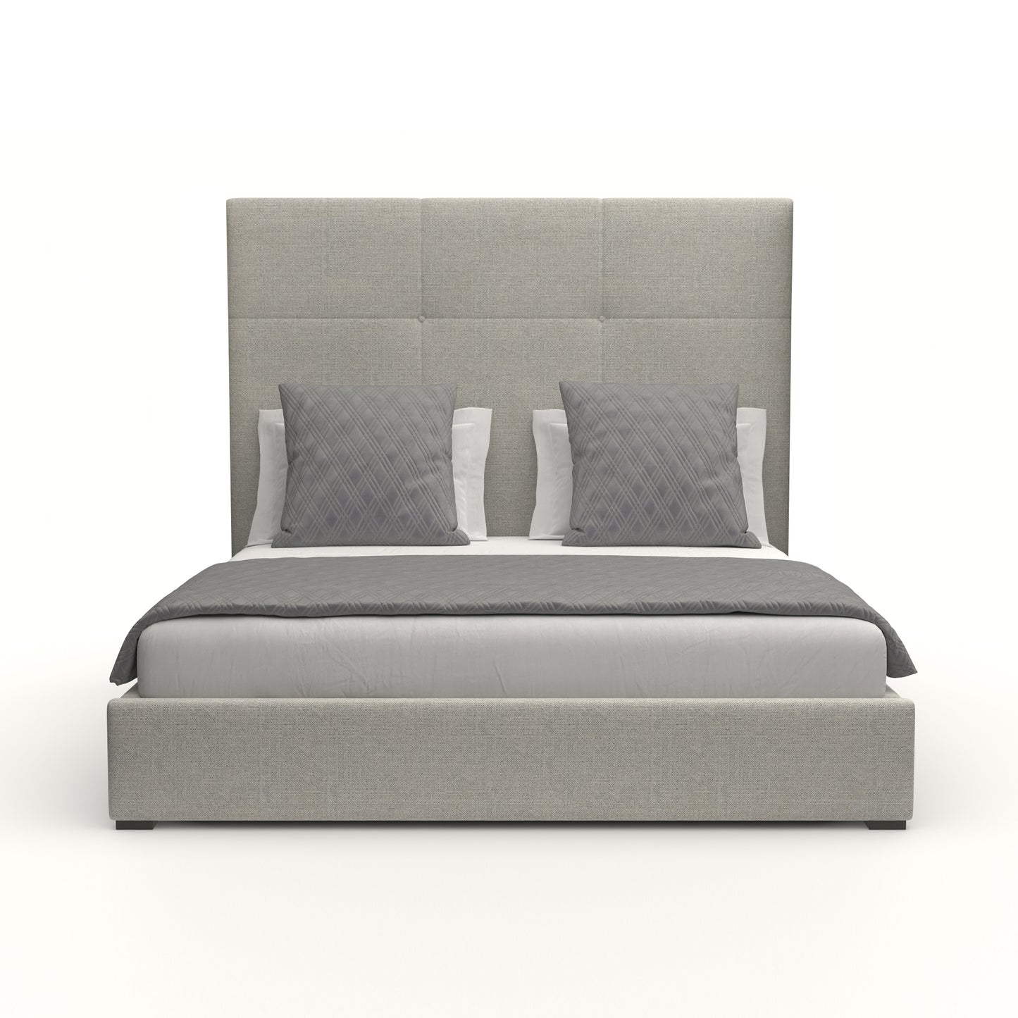 Moyra Simple Tufted Height Bed