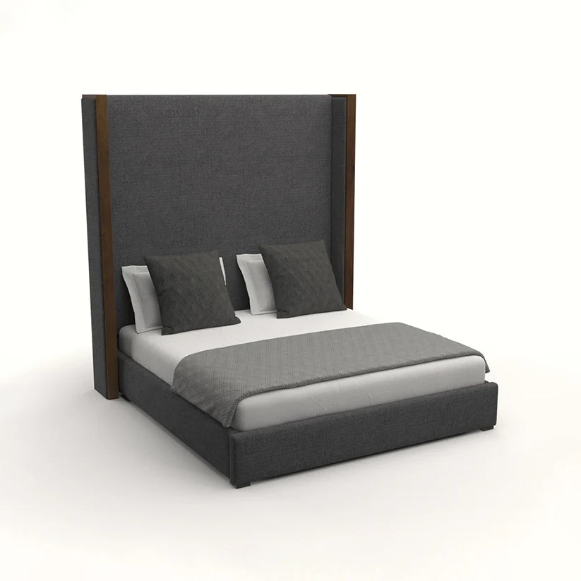Irenne Plain Upholstery Height Bed