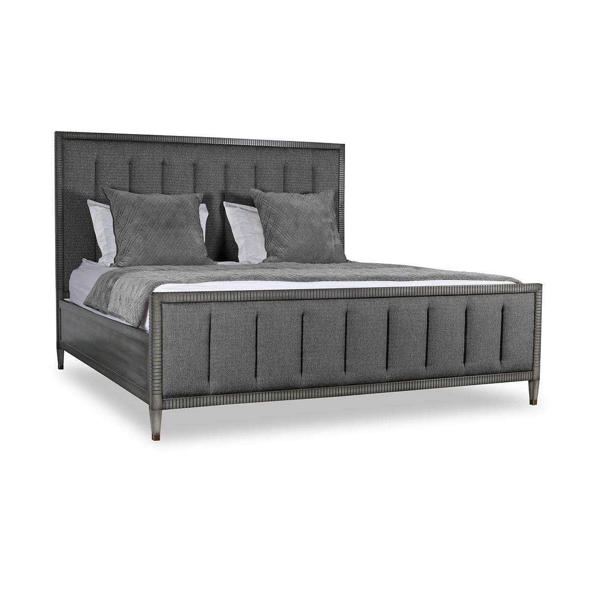 Samantha Vertical Channel Tufting Bed