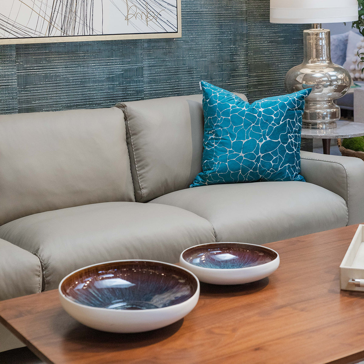 Trio Leather Sofa