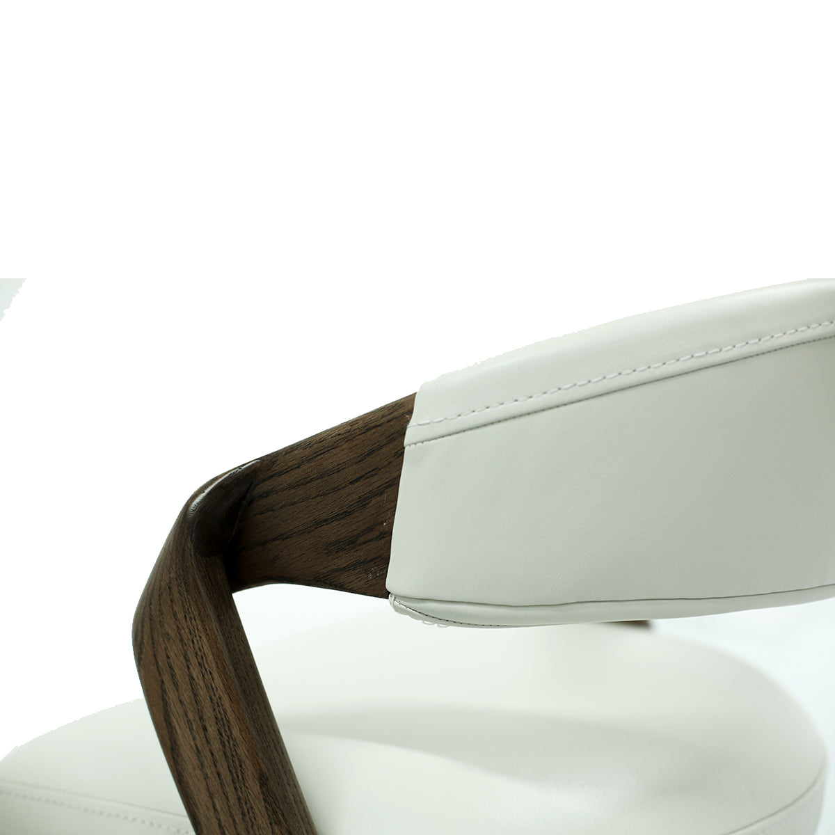 Leather Wave Stool
