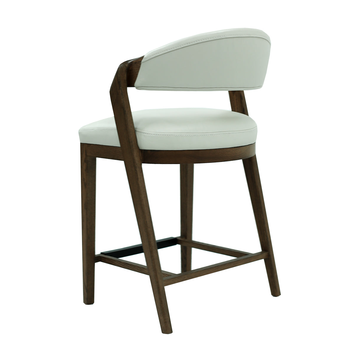 Leather Wave Stool