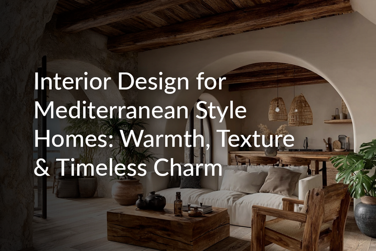 Interior Design for Mediterranean Style Homes: Warmth, Texture & Timeless Charm