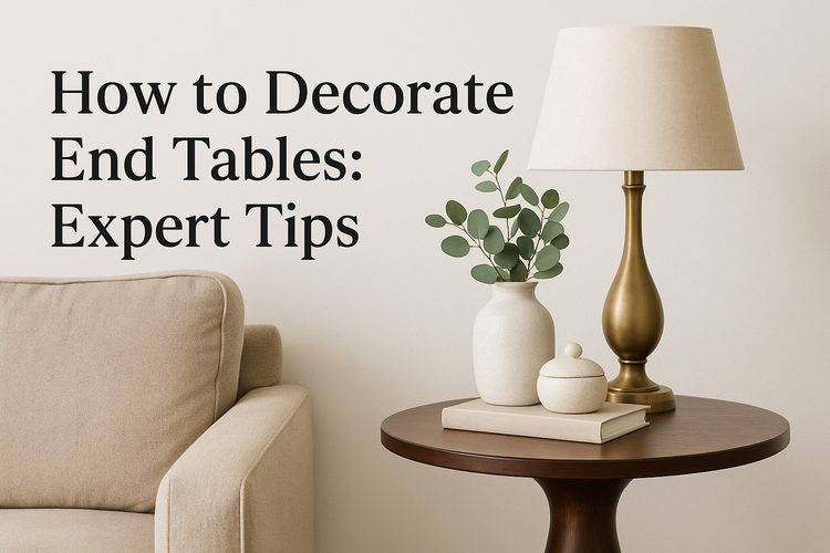 How to Decorate End Tables: Expert Tips