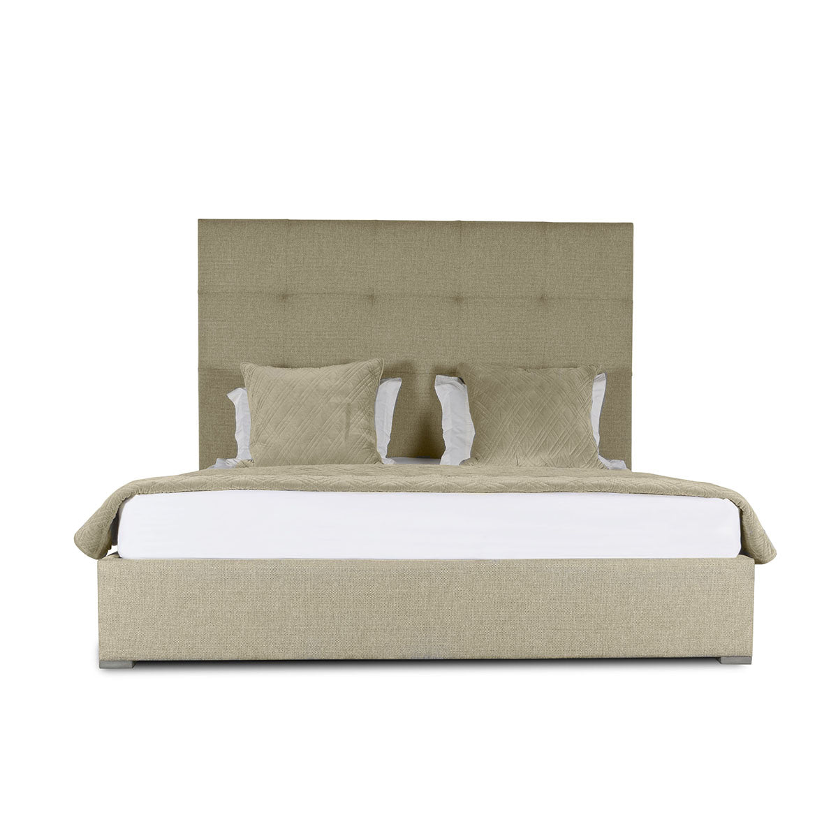 Moyra Button Tufted Height Bed