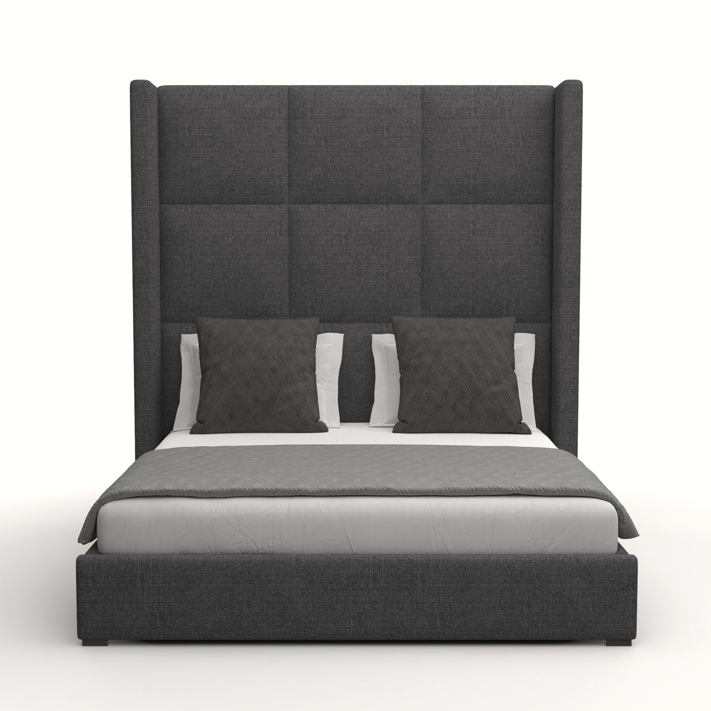 Aylet Square Tufted Height Bed