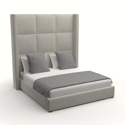 Aylet Square Tufted Height Bed