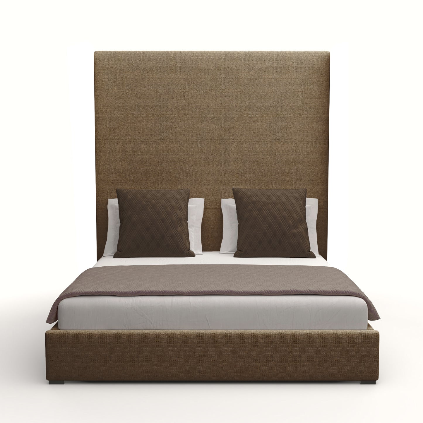 Moyra Plain Upholstery Height Bed