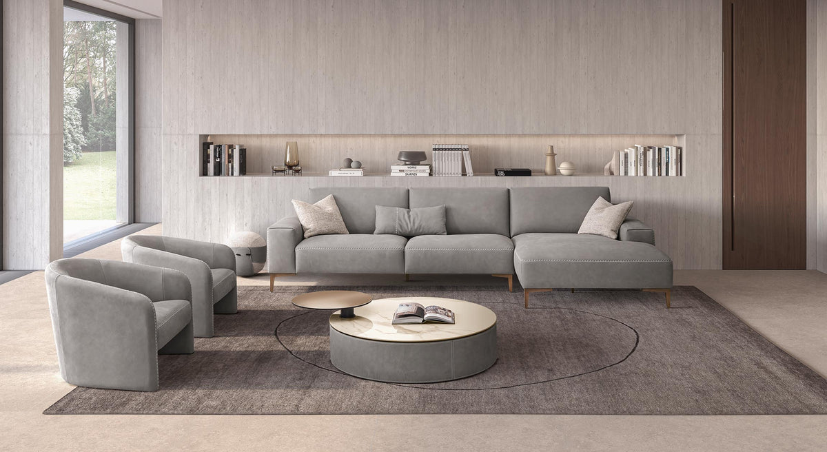 Betty Leather Armchair - Gamma Arredamenti