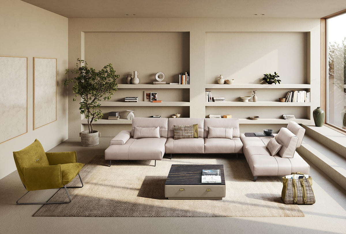 Margot Leather Armchair - Gamma Arredamenti