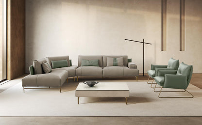 Margot Leather Armchair - Gamma Arredamenti
