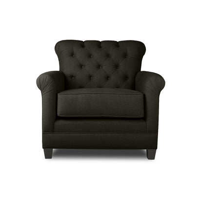 La Jolla Tufted Linen Chair