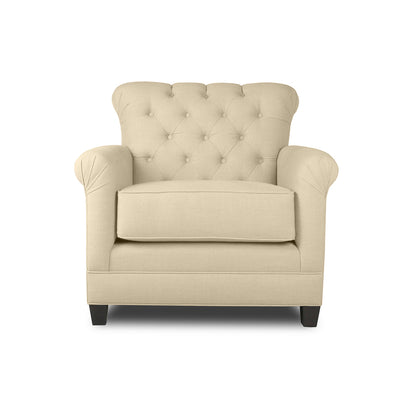La Jolla Tufted Linen Chair