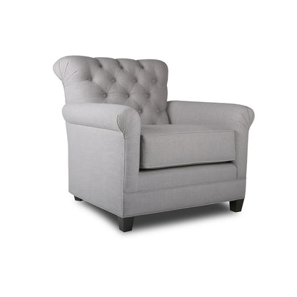 La Jolla Tufted Linen Chair