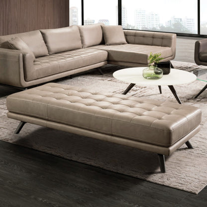Brava Leather Sofa with Chaise