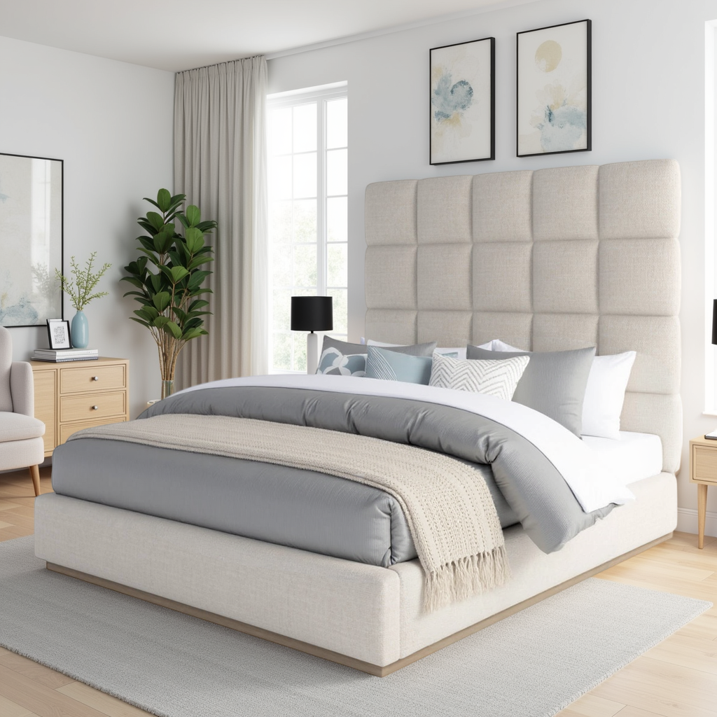 Olivia Tufted Bed